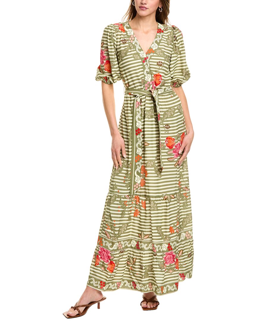 Garrie B Maxi Dress In Green