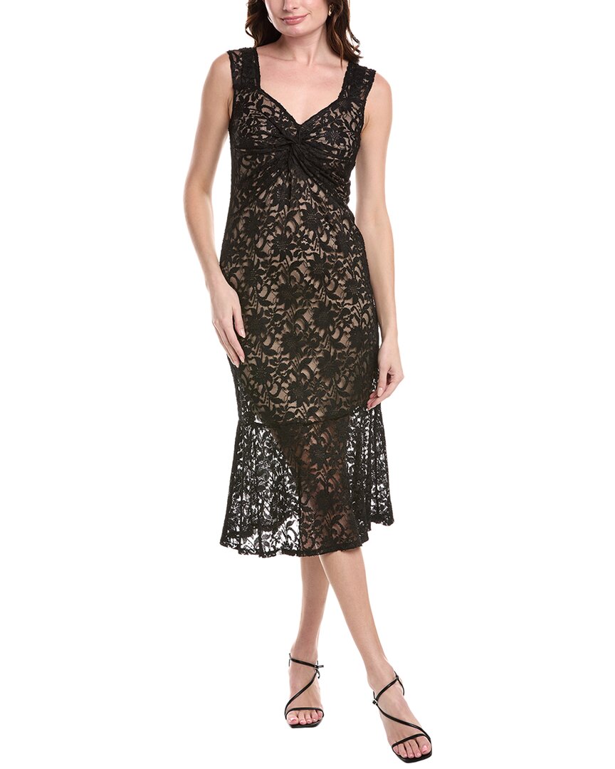 Nicole Miller Stretch Lace Bodycon Dress In Black ModeSens