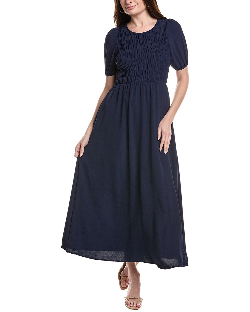 Maison Maar Smocked Midi Dress