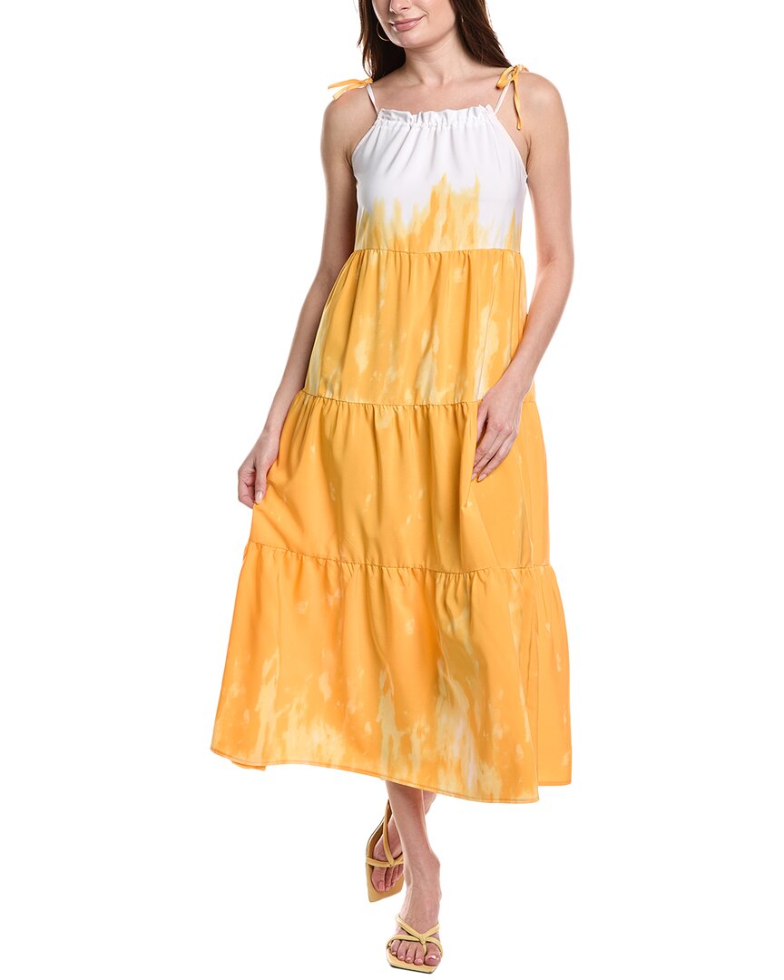 MAISON MAAR MAISON MAAR TIERED MIDI DRESS
