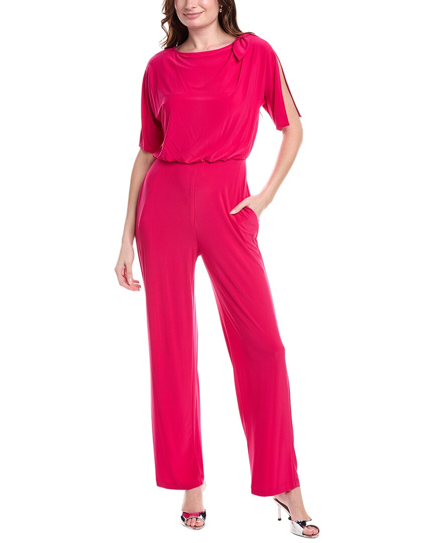 Vince Camuto Blouson Jumpsuit In Pink