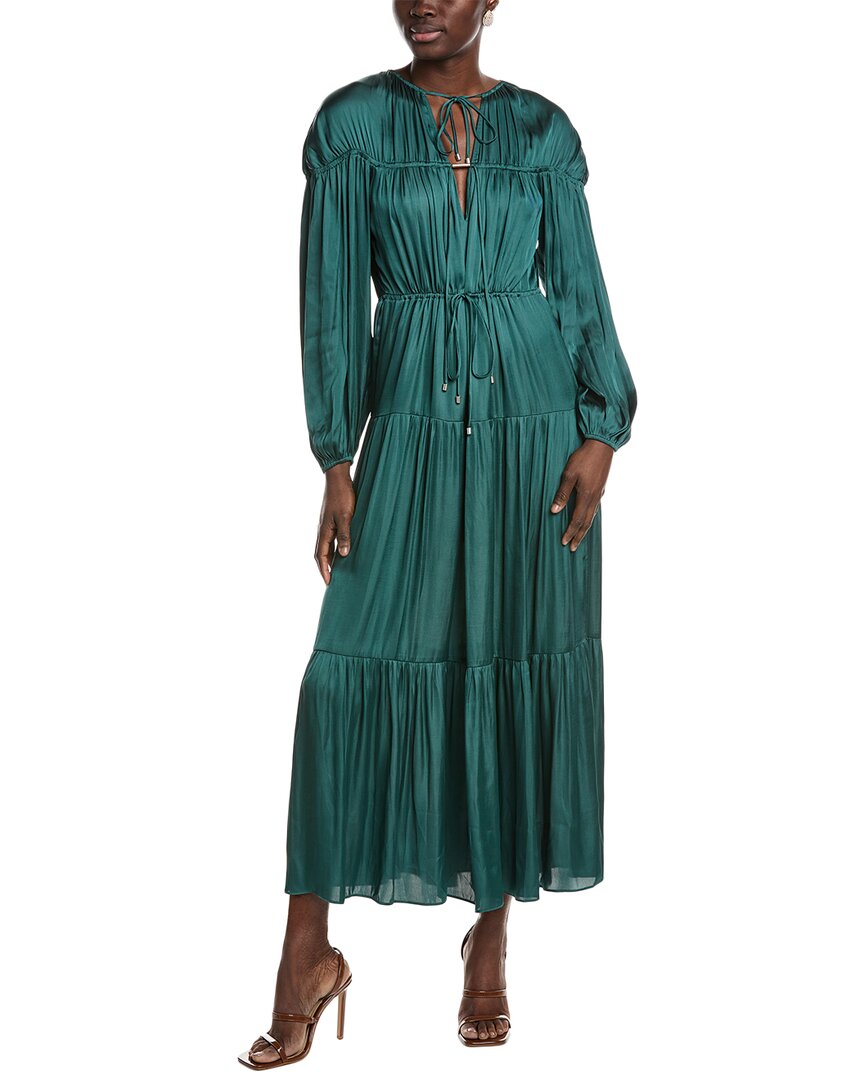 Opt O.p.t Mavi Midi Dress In Green