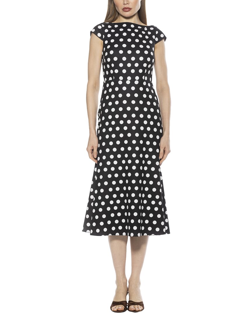 Alexia Admor Loreli Boat Neck Midi Dress