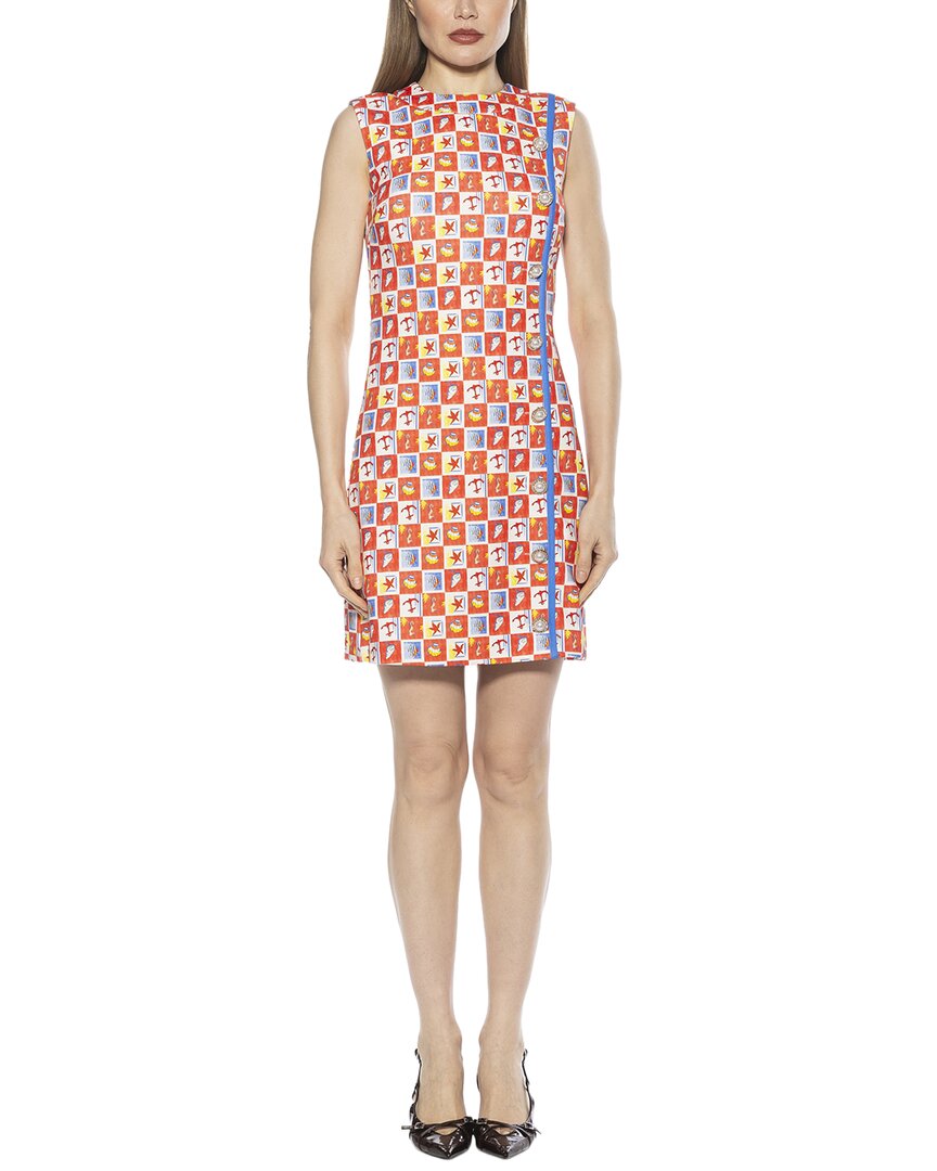 Alexia Admor Stripe Detail Sleeveless Shift Dress