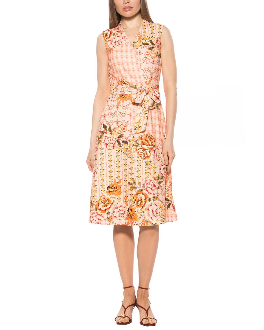 Alexia Admor Dane Tie Waist Midi Dress