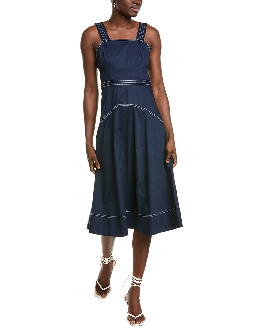 Maggy London Midi Dress In Blue
