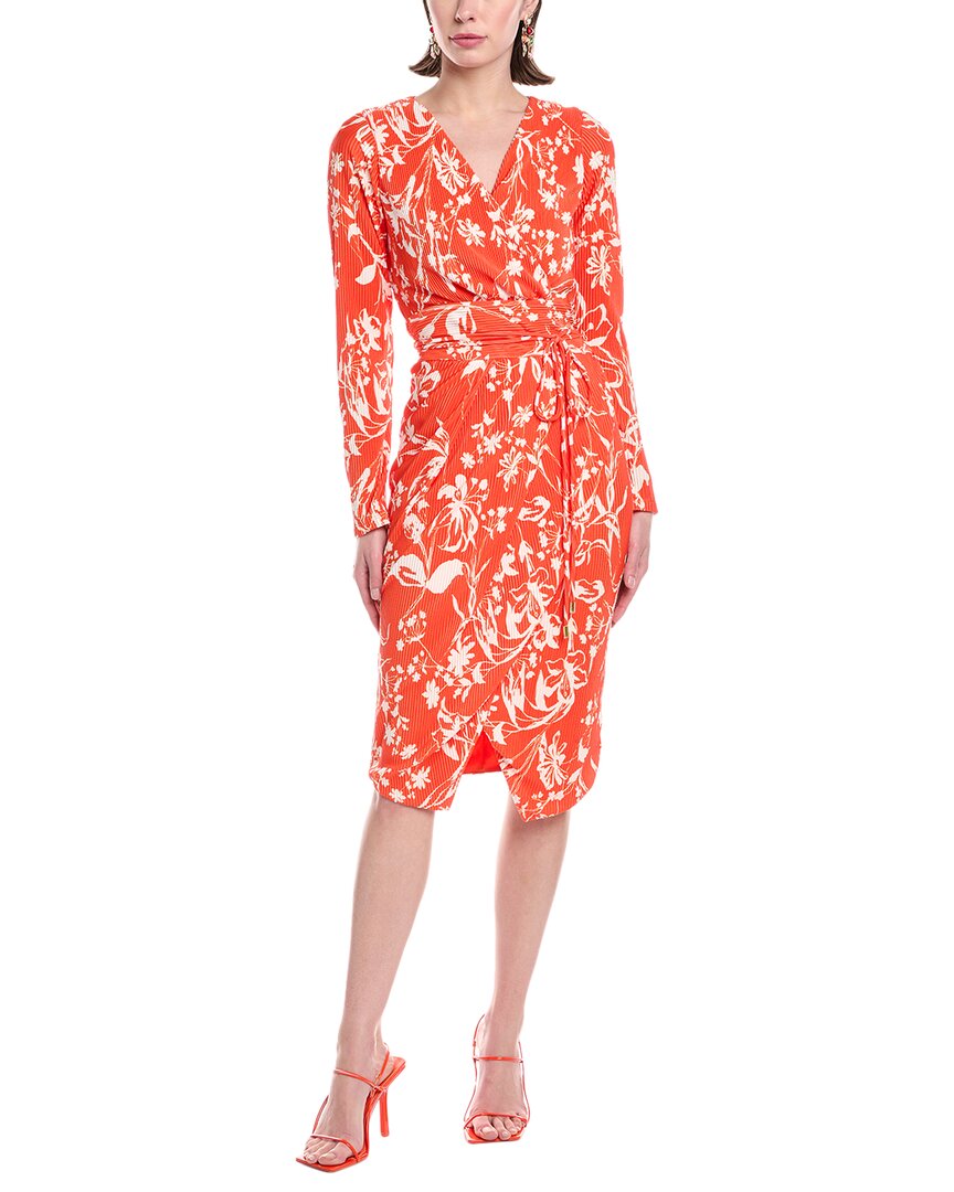 Rachel Rachel Roy Sylvia Midi Dress In Orange