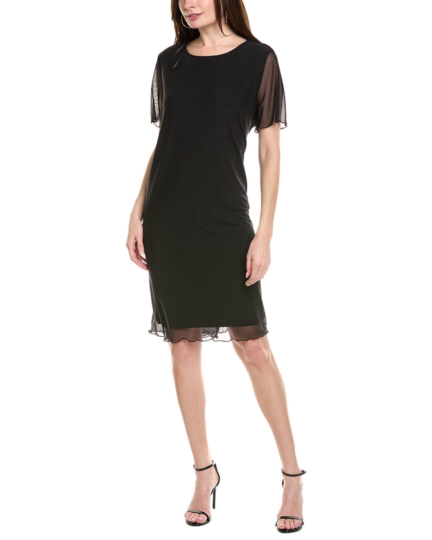 Bebe Powermesh T-shirt Dress In Black