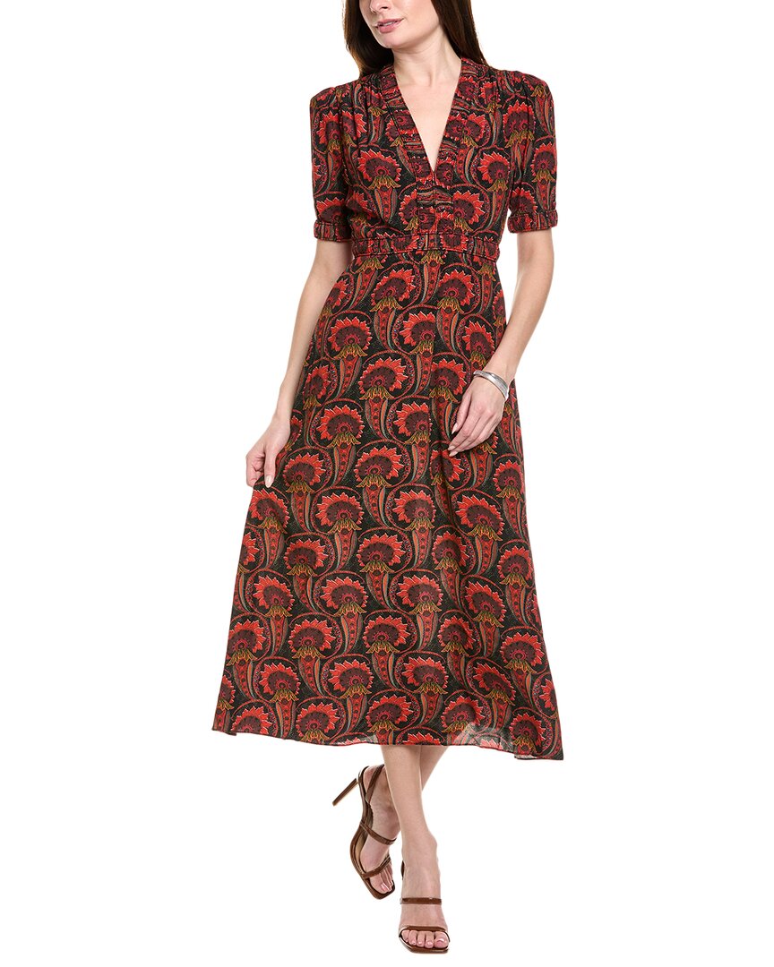 Saloni Eco Crepe Maxi Dress
