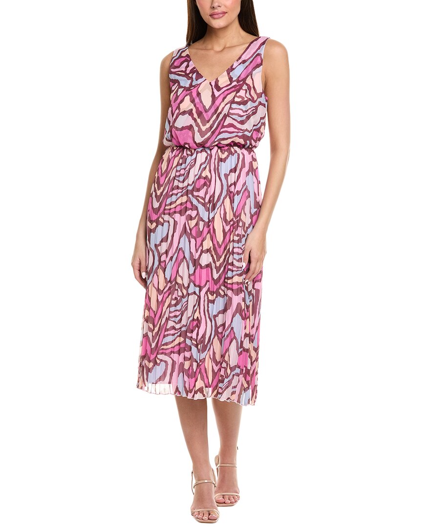 SAM EDELMAN SAM EDELMAN ROSE LANDSCAPE MIDI DRESS