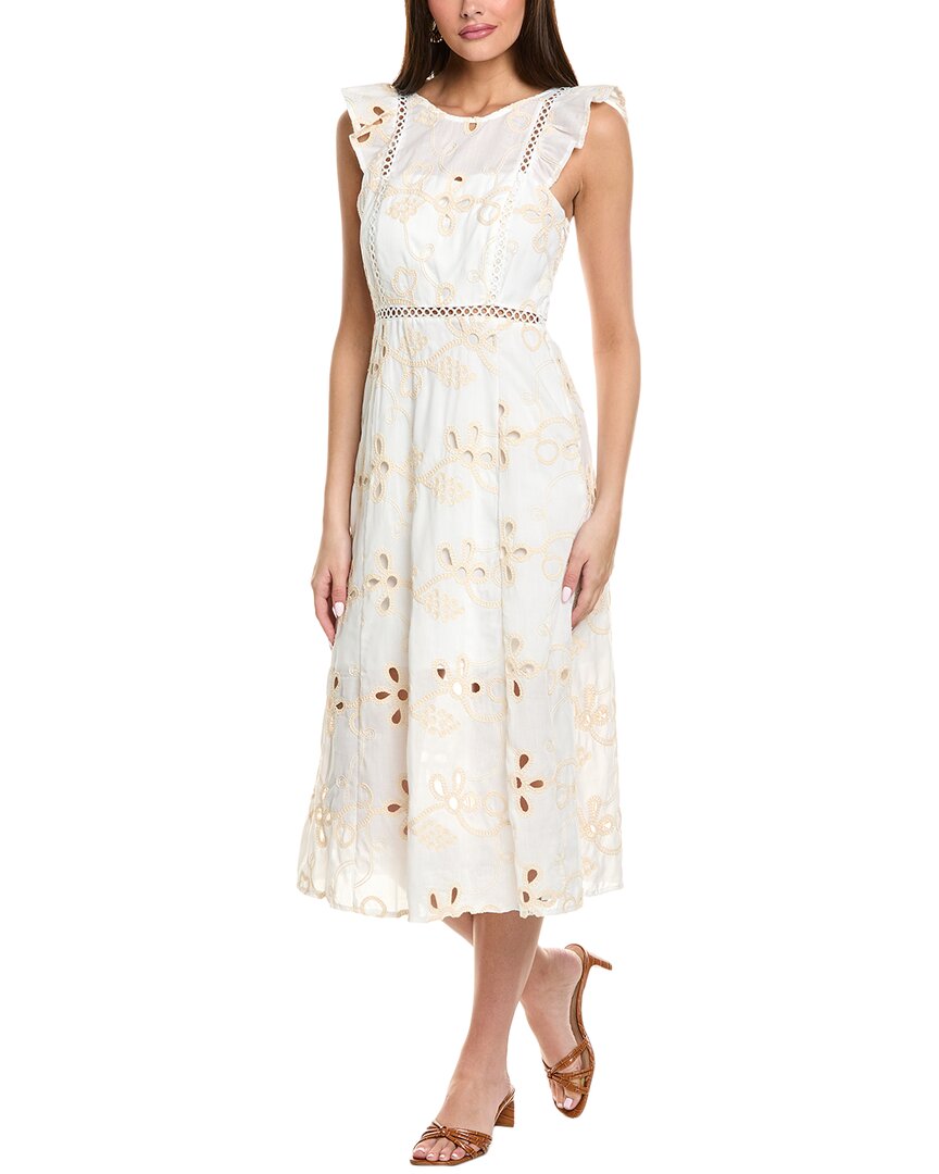Sam Edelman Rope Embroidered Midi Dress