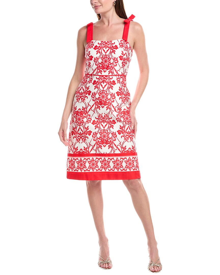 Anne Klein Bow Shoulder Midi Dress