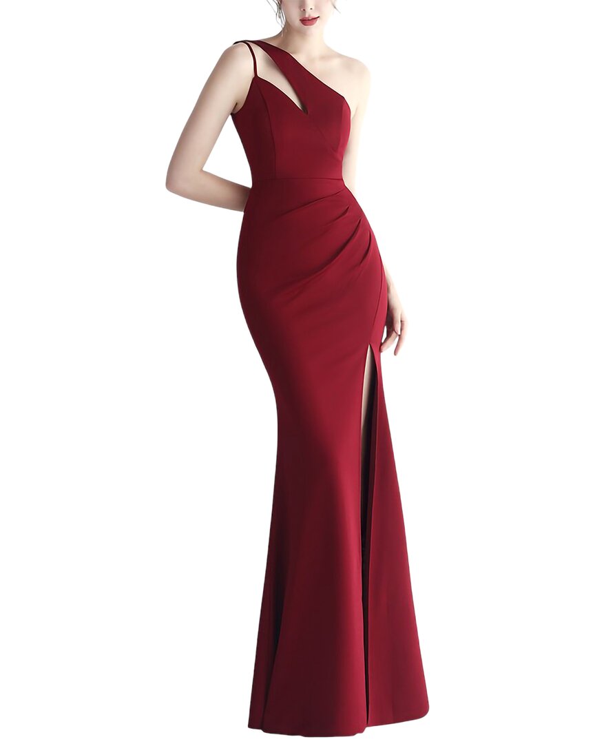 Kalinnu Maxi Dress In Burgundy