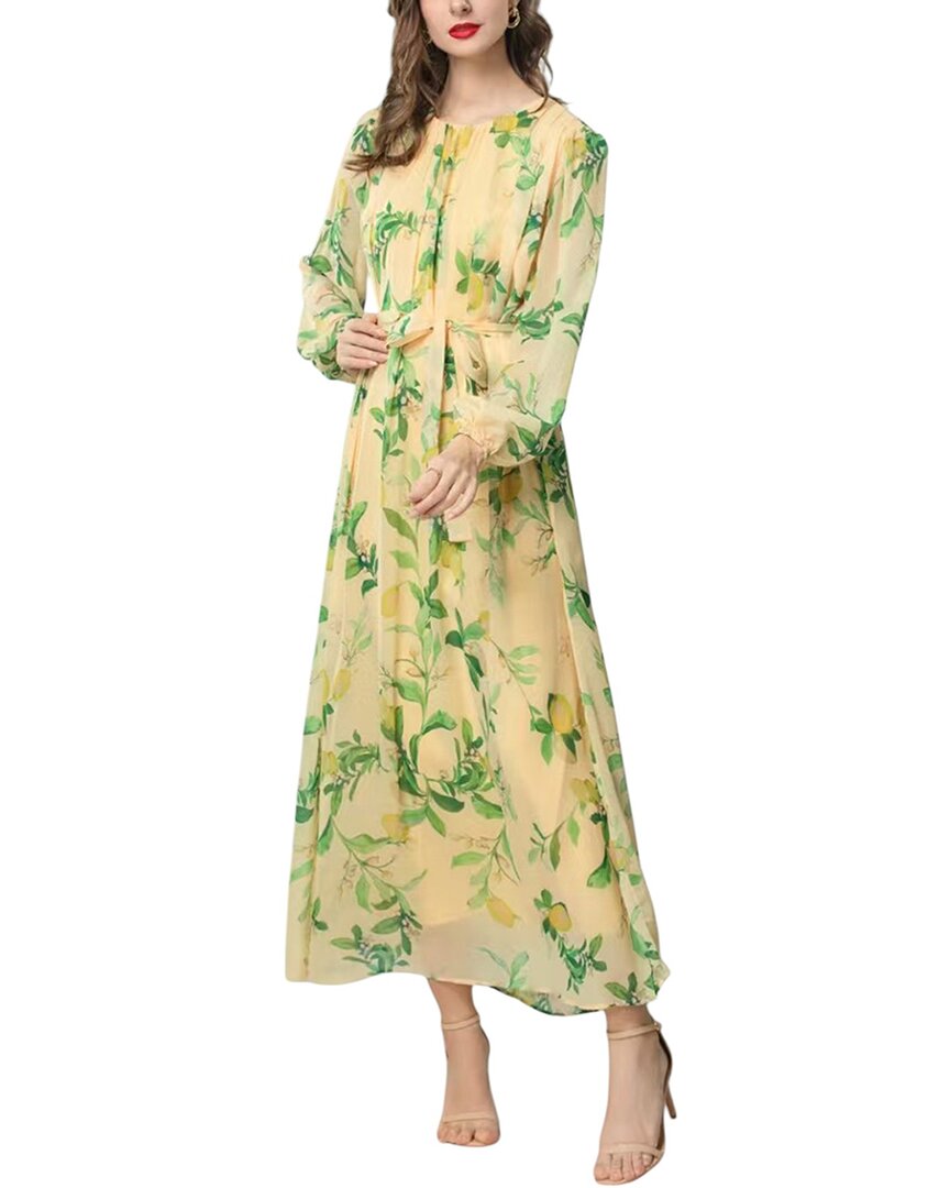 Burryco Long Sleeve Maxi Dress