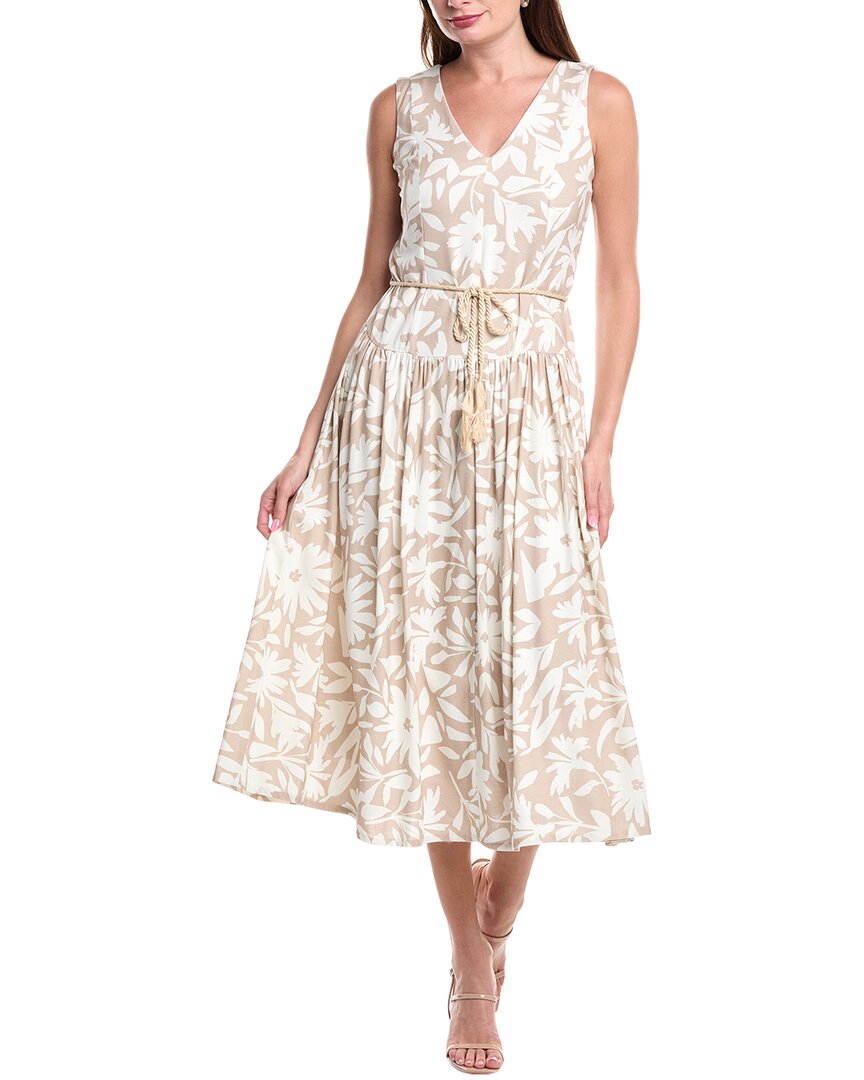 Julia Jordan Gathered Waist Midi Dress