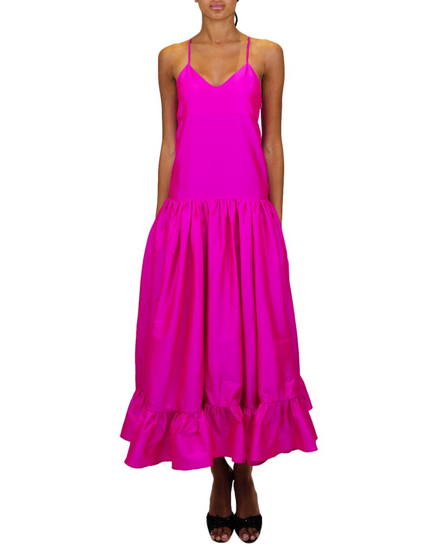 Azeeza Tanvi Midi Dress In Purple