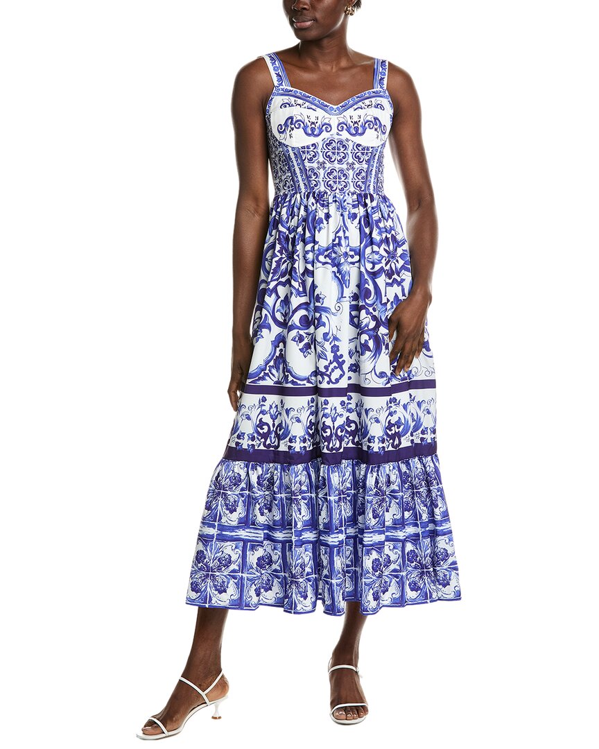Ipponelli Midi Dress In Blue