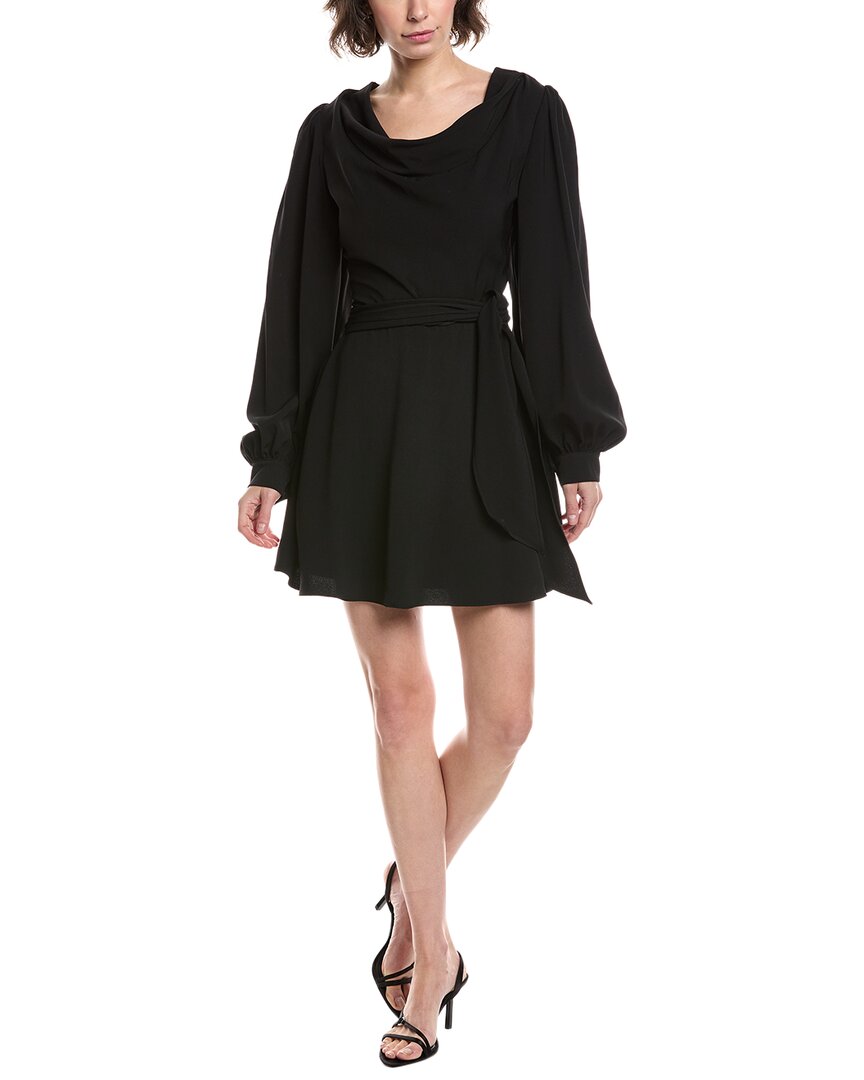 Black Halo Russel Mini Dress Black In Black