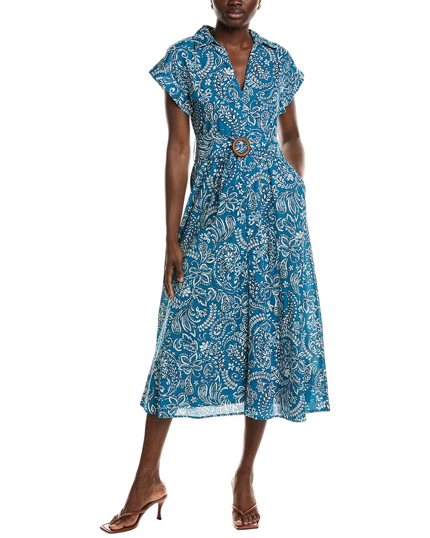Ellen Tracy Cuffed Dolman Sleeve Maxi Dress
