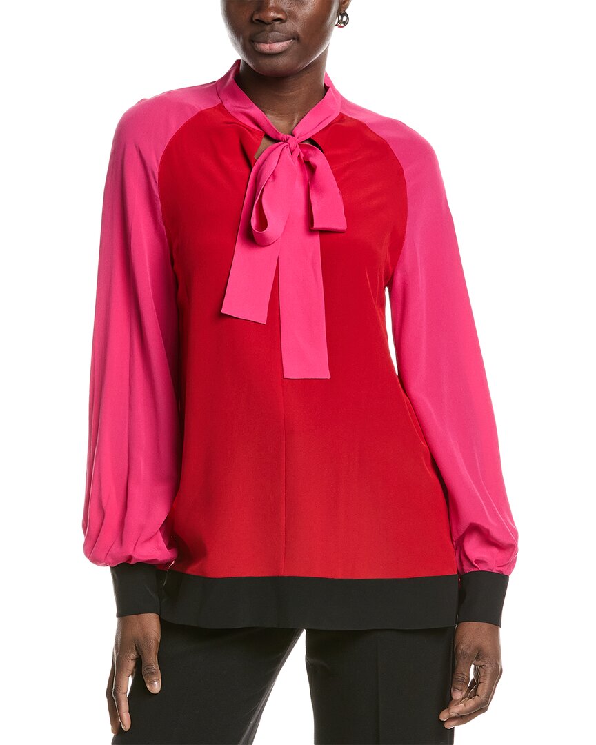 Akris Scarf Silk Blouse