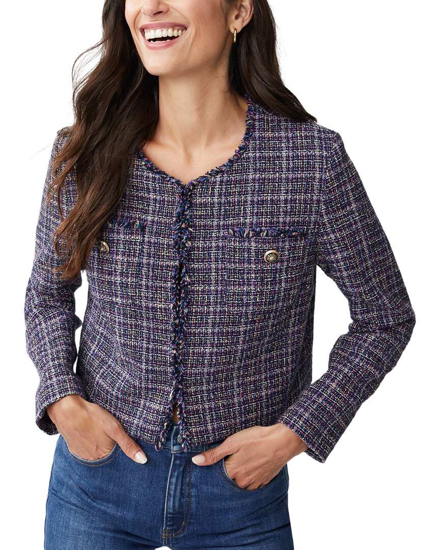 J.mclaughlin Pemille Linen-blend Jacket