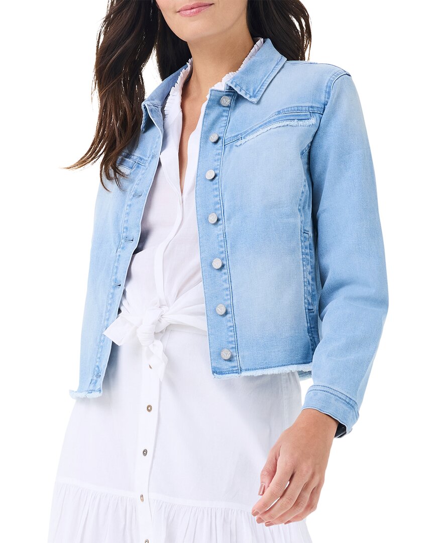 Nic + Zoe Nic+zoe Fringe Detail Denim Jacket