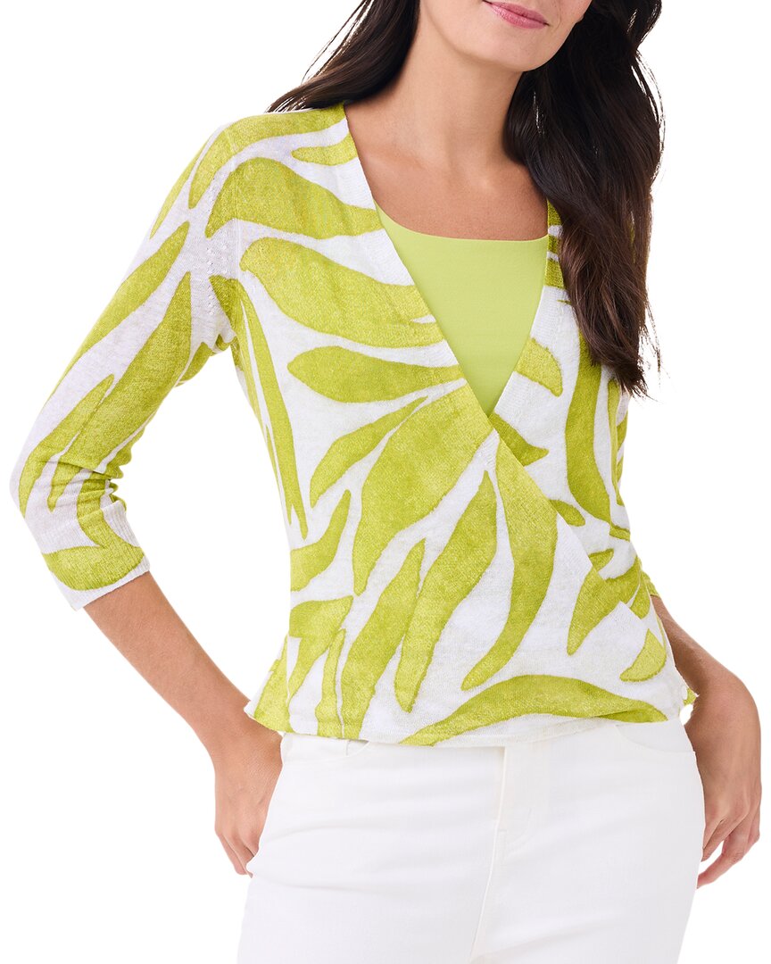 Nic + Zoe Nic+zoe Meadow Mix 4-way Linen-blend Cardigan