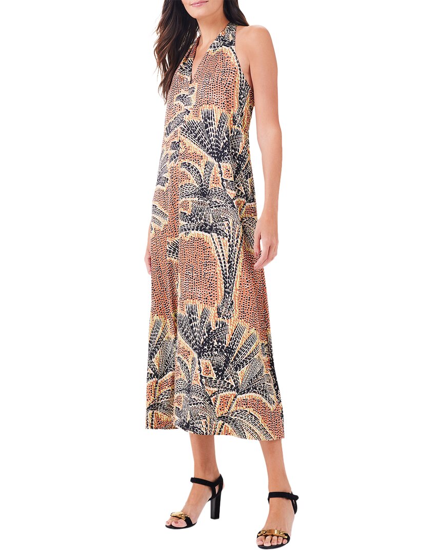 Nic + Zoe Women's Dotty Palms Halterneck Dress