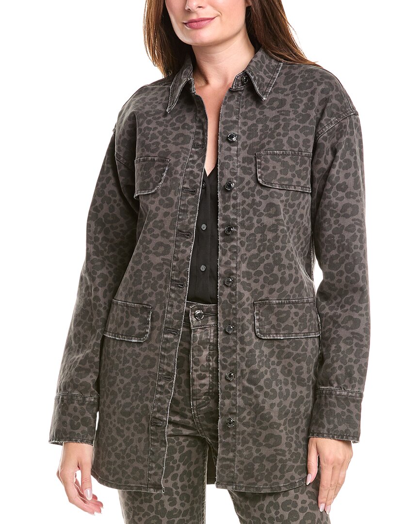 Rebecca Minkoff Alfie Utility Jacket In Animal Print