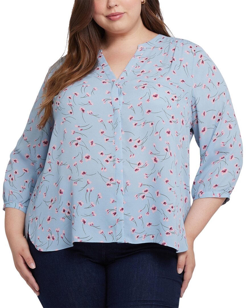 Nydj Plus Size Pintuck Blouse