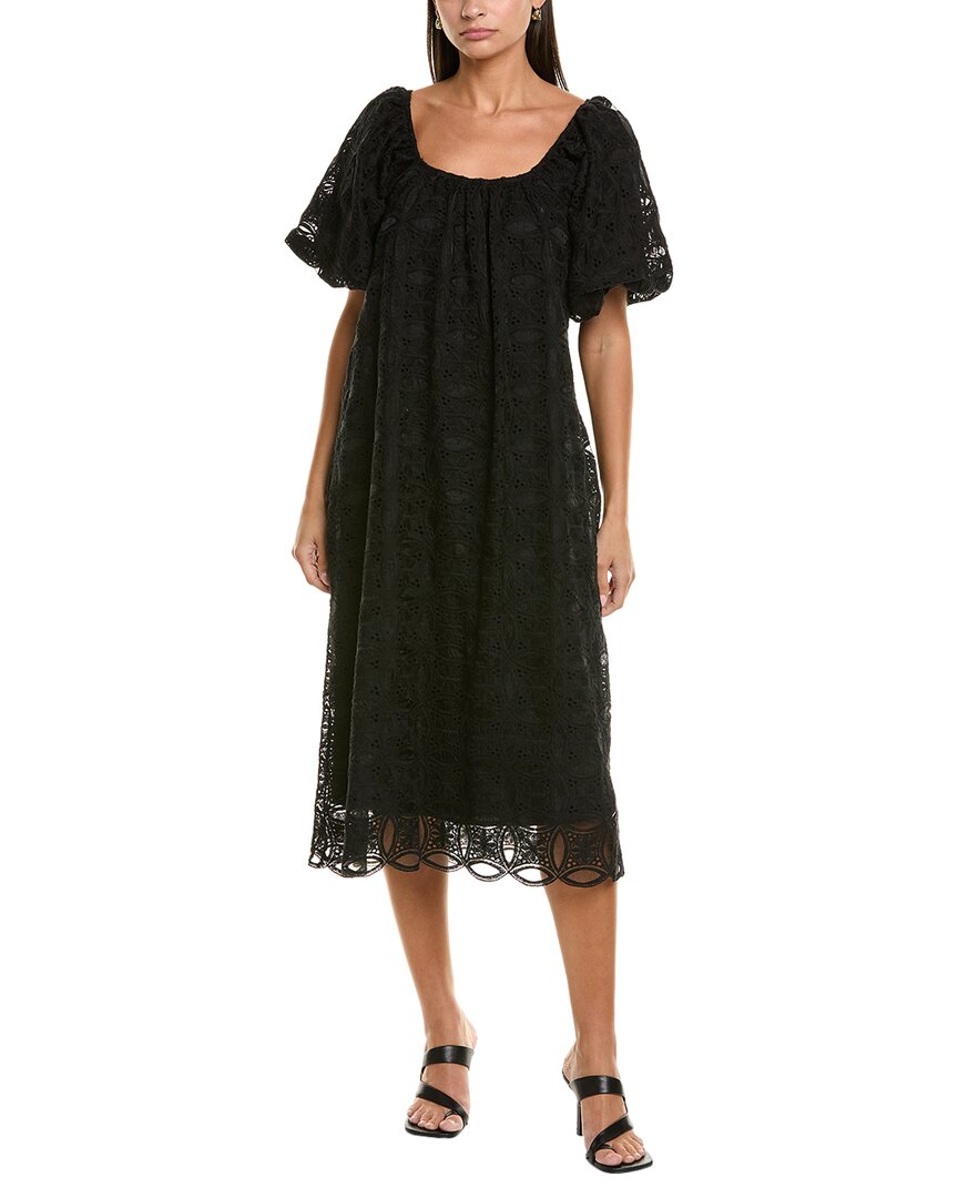 Maison Maar Midi Dress In Black