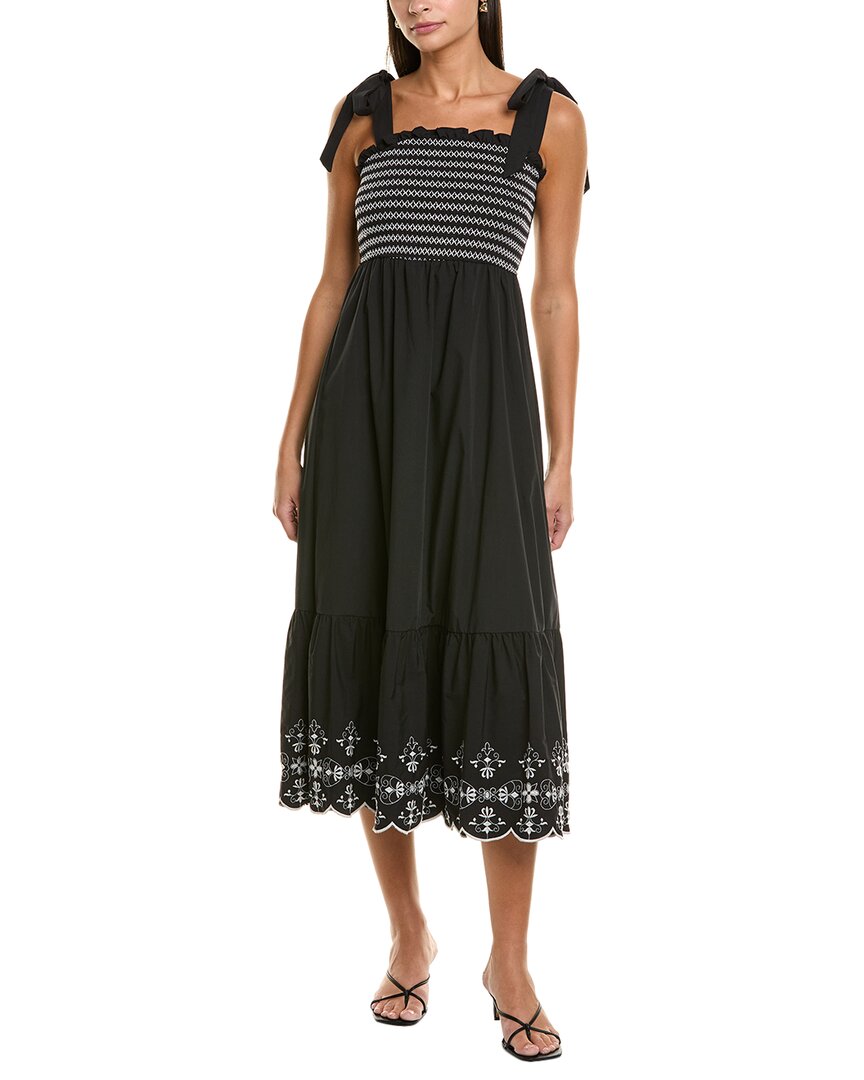 Maison Maar Midi Dress In Black