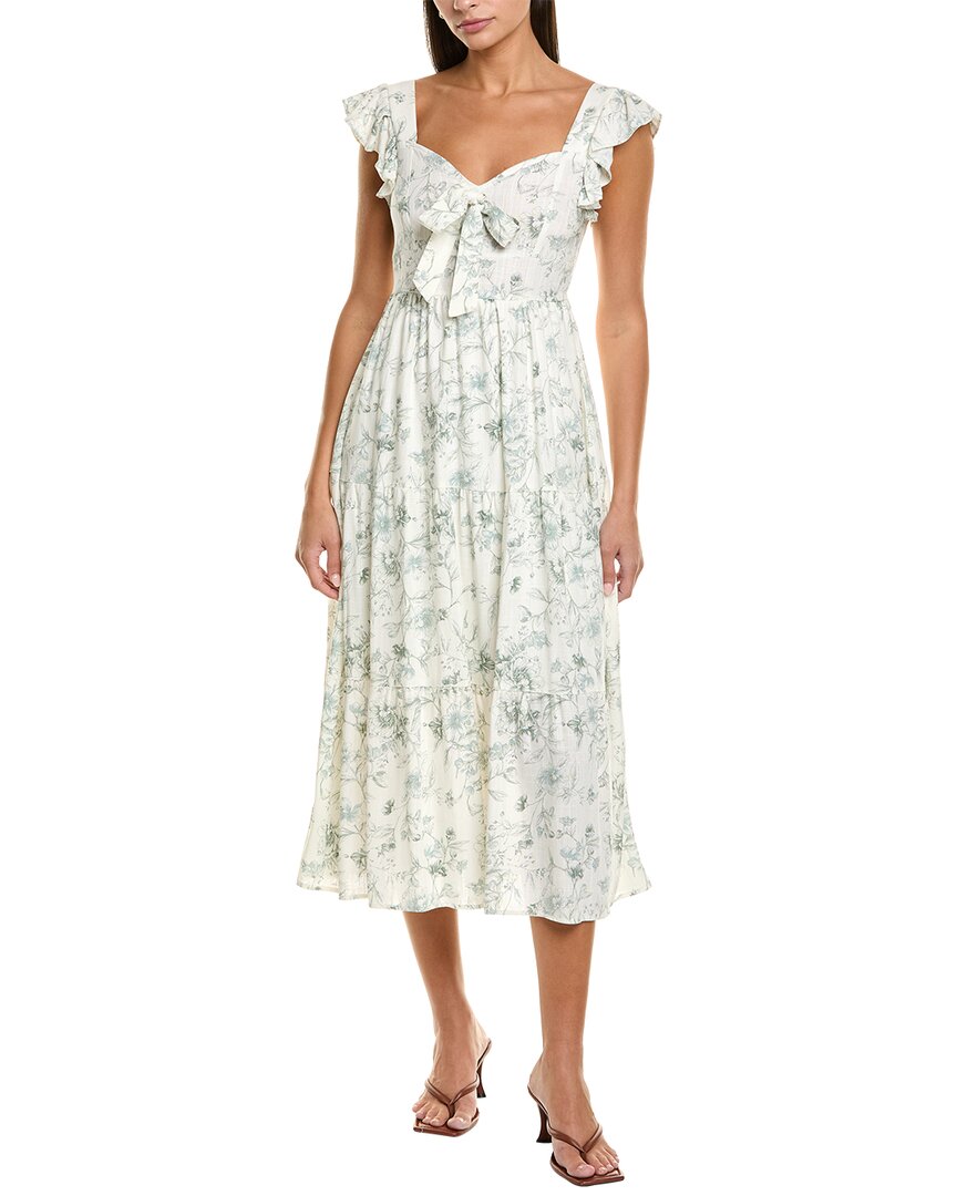 Maison Maar Linen-blend Maxi Dress