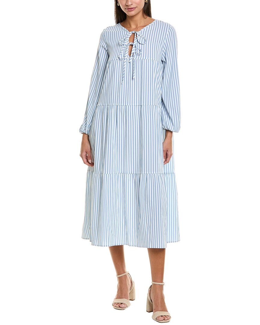 Maison Maar Midi Dress In Blue