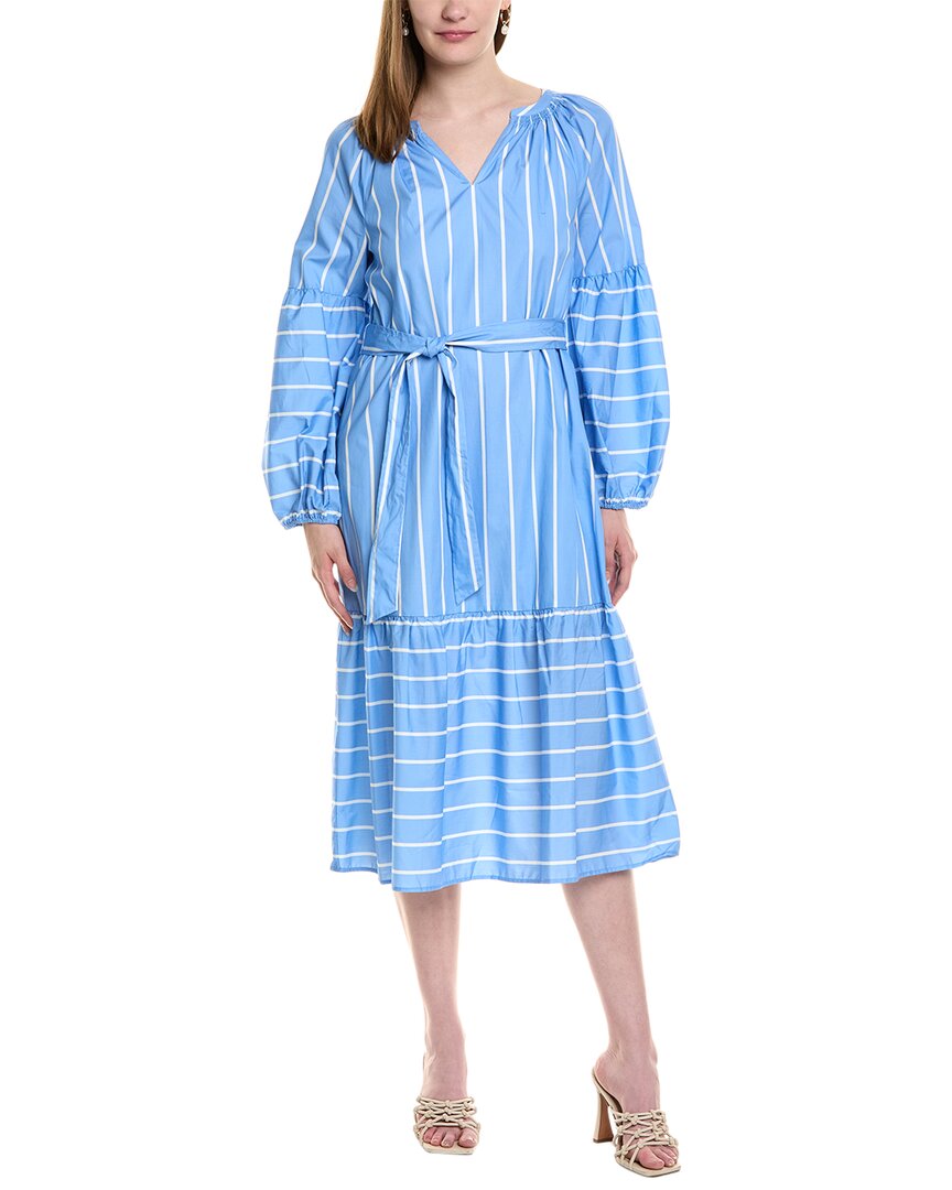 Jl Luxe Midi Dress In Blue