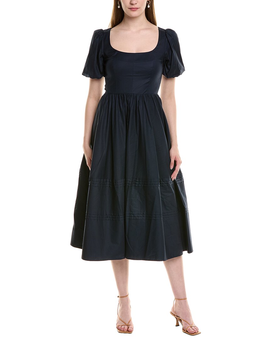Jl Luxe Midi Dress In Black