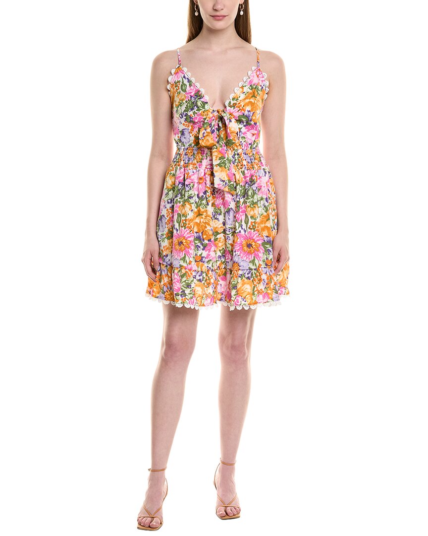 Jl Luxe Tie Back Mini Dress In Pink