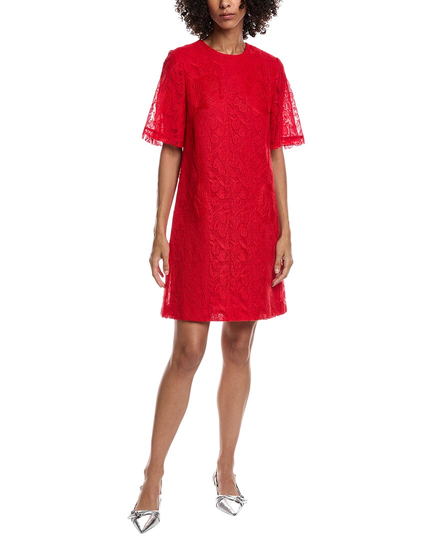 Lela Rose Rachel Tulip Lace Tunic Dress In Multi