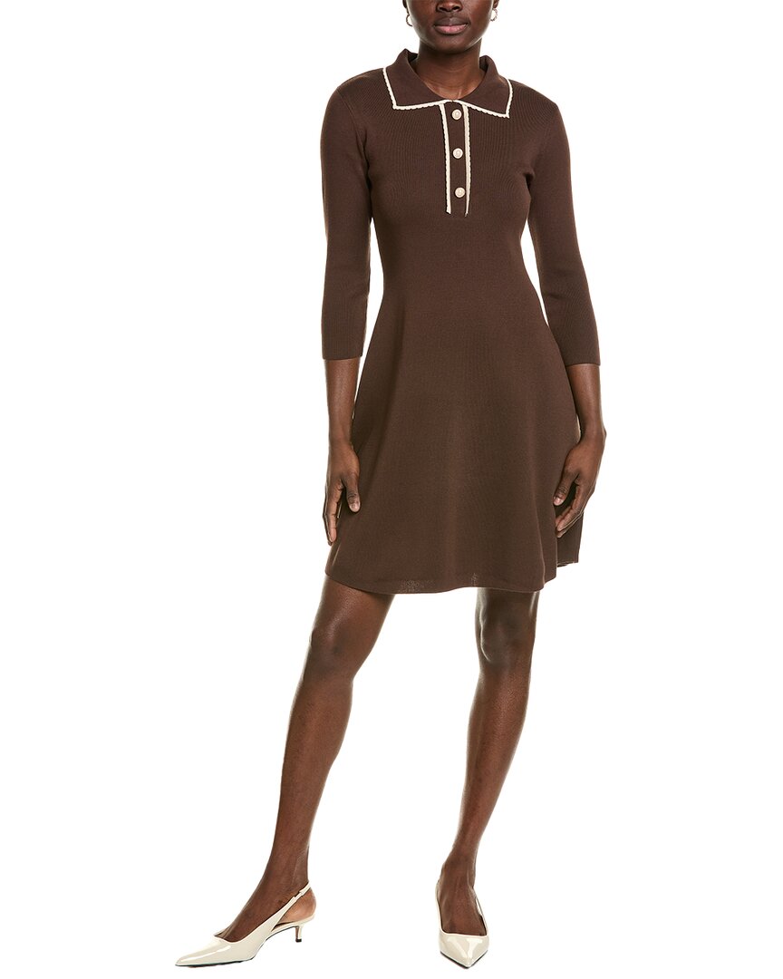 Nanette Lepore Sweaterdress In Brown