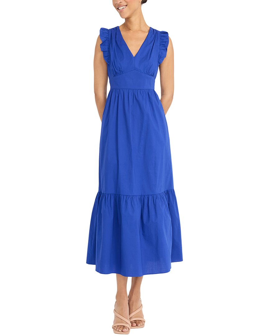 Maggy London Maxi Dress In Blue