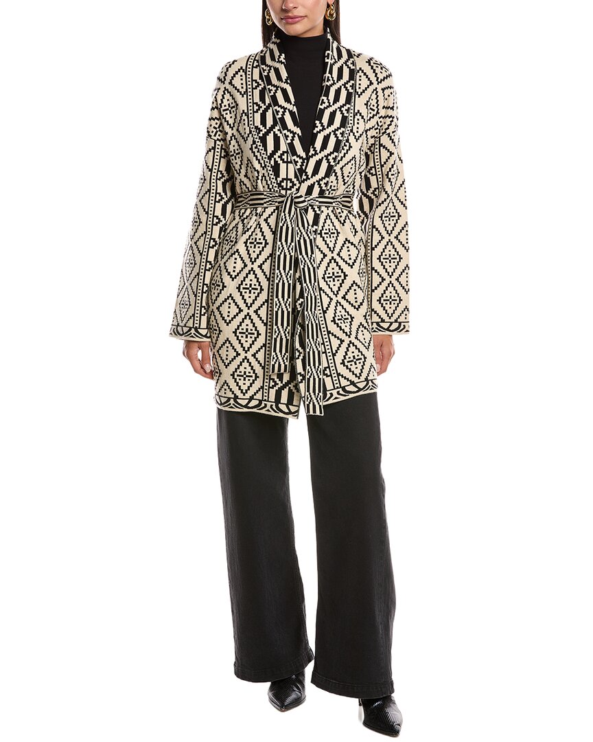 Stella + Lorenzo Trench Coat In Brown