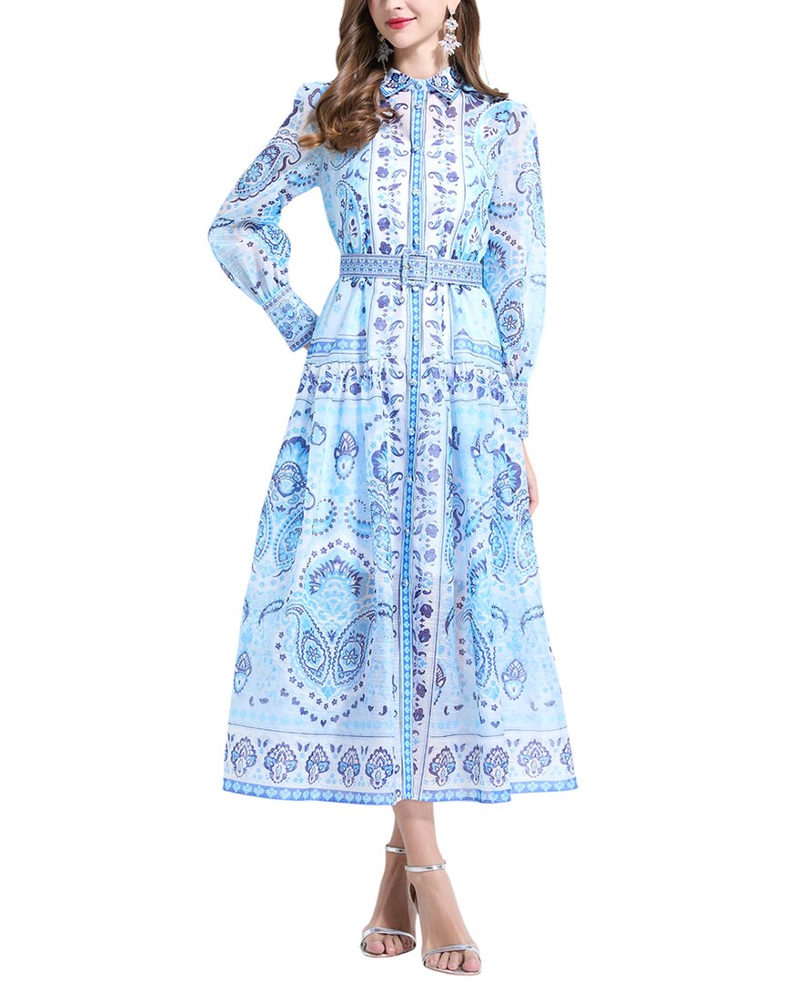Kaimilan Maxi Dress In Blue