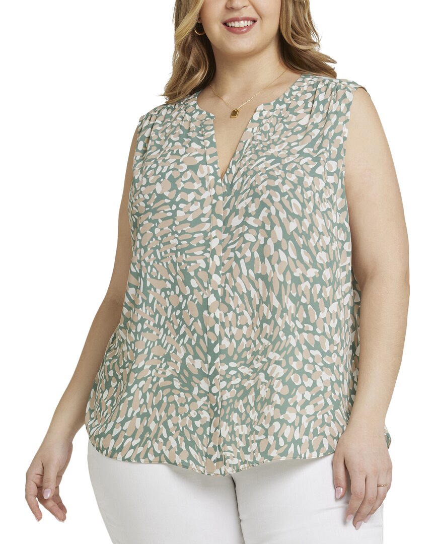 Nydj Plus Pintuck Blouse
