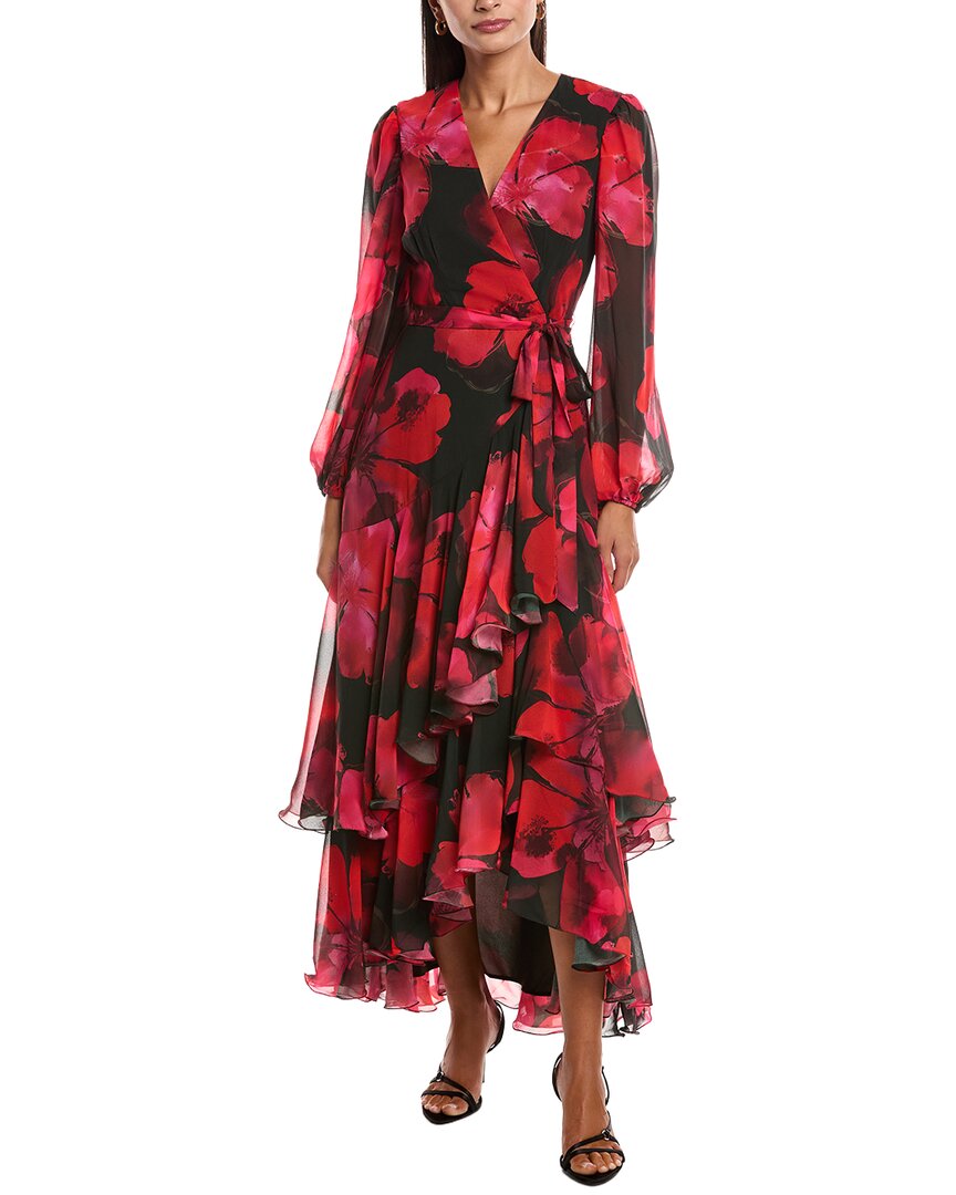 Hutch Helene Maxi Dress In Red