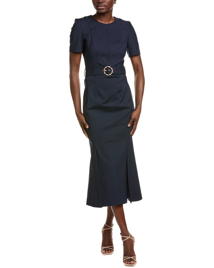 Bgl Midi Dress In Blue