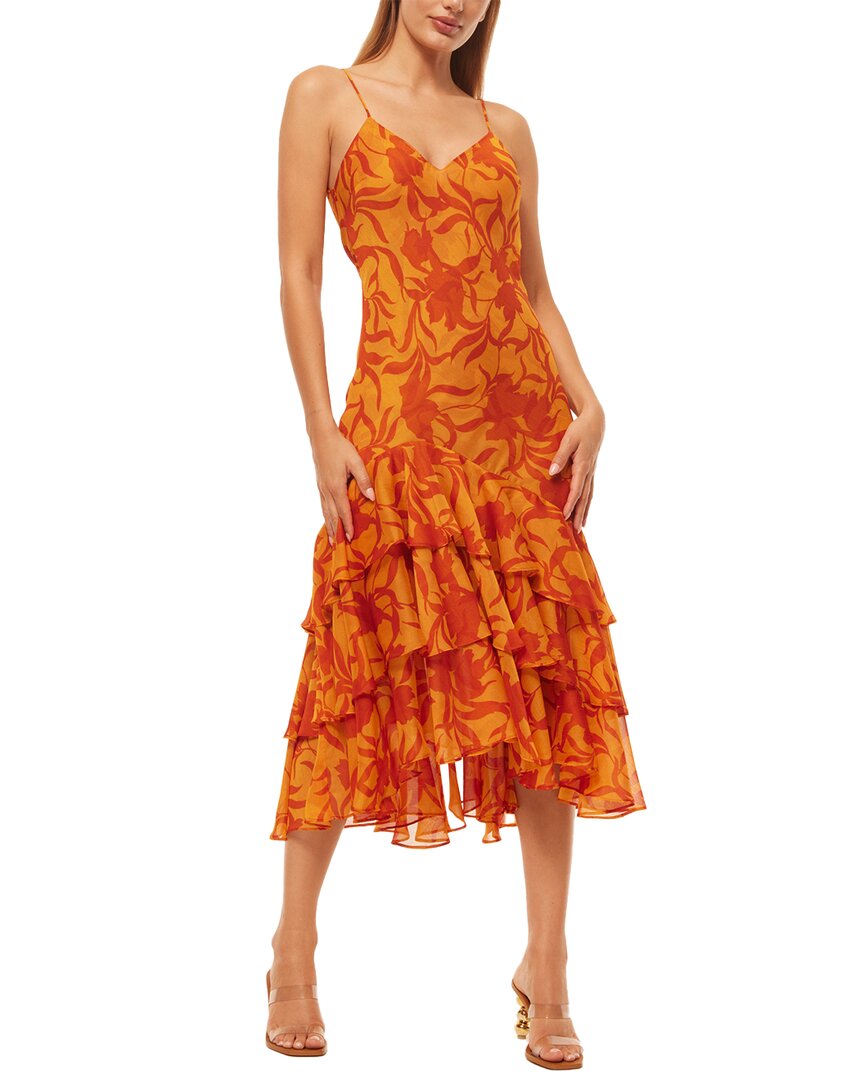 Misa Los Angeles Marissa Dress In Orange