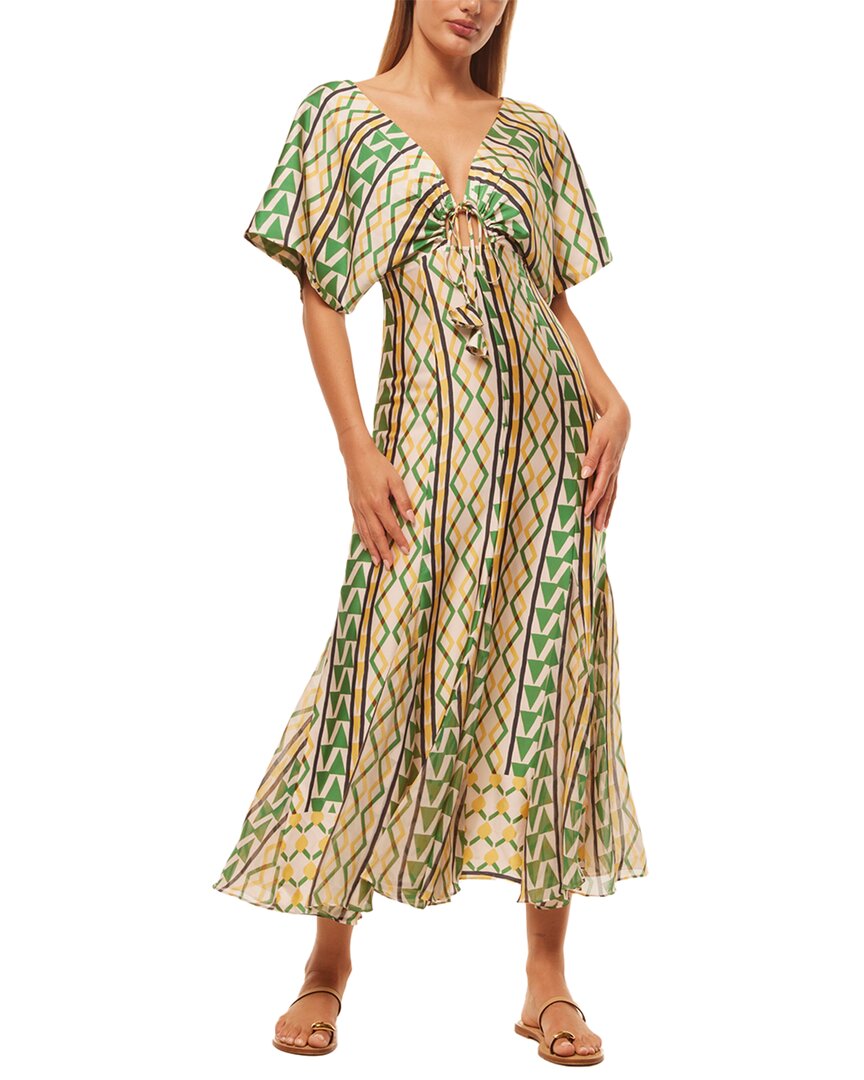 Misa Irena Dress In Limoncello Geo Mix In Pattern