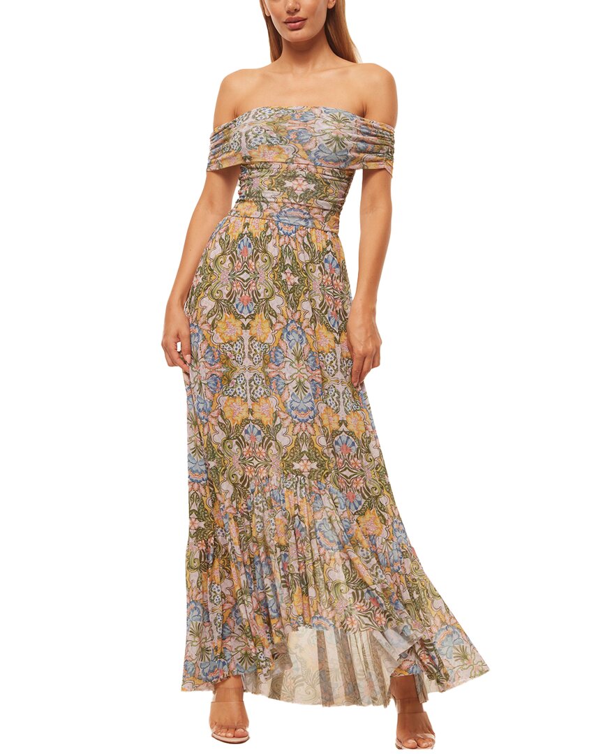 Misa Los Angeles Fiorella Dress In Multi