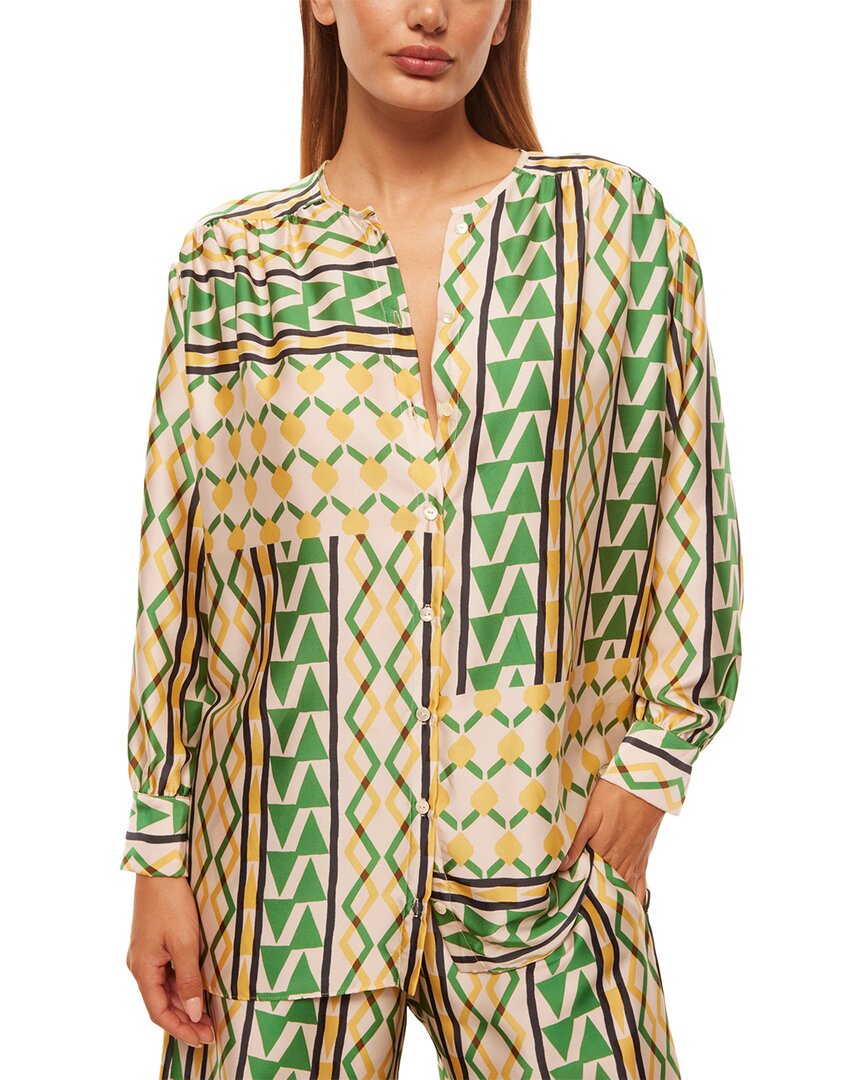 Misa Los Angeles Teodora Top In Green