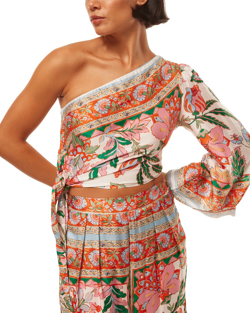 Misa Los Angeles Kaspia Top In White